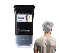 Zahoken Tinte Para Cabello Con Peine,Tinte Impermeable y Peine 2 en 1 para Caballeros - Coloración Capilar Práctica para Hombre Adulto y Regalos para Hombres