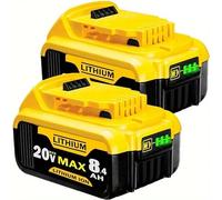 ZahoTse Batería de repuesto para Dewalt de 20 V MAX, 8400 mAh, compatible con DCB205, DCB206, DCB200, DCB203, DCB201, DCB204, repuesto para batería de litio Dewalt de 20 V (8400 mAh, 2 unidades)