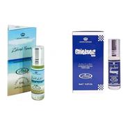 Zahrat Hawaii & Chelsea Concentrated Perfume Oil - 6ml Roll-On, Pack of 2 | Long-Lasting Alcohol-Free Attar for Men & Women | Exotic Floral & Elegant Musk Fragrance