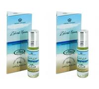 Zahrat Hawaii Concentrated Perfume Oil Roll-On 6ml (Pack of 2) | Long-Lasting Alcohol-Free Fragrance for Men & Women