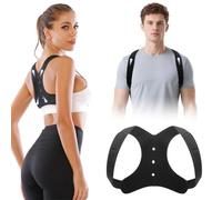 ZAHRVIA Corrector Postura Espalda para Hombre y Mujer, Corrector de Espalda Ajustable y Transpirable - Corrector de Postura para Espalda Recta, Alivio de Dolor de Cuello y Hombros (Medium)