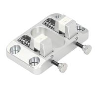 ZAICOLER Abrazadera de Soldadura de Aluminio, Abrazadera de Alambre para Estación de Soldadura, Mesa de Soporte de Fijación con 4 Clips Magnéticos, Ideal para Montaje de Placas de Circuito,