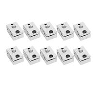 ZAICOLER Bloque Calefactor Duradero de Aluminio, Sensor PT100 para Accesorios de Boquilla de Impresora 3D V6 para una Fácil Instalación, 10 Uds.