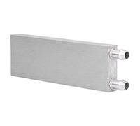 ZAICOLER Bloque de Refrigeración por Agua de CPU de Aluminio Disipador de Calor Eficiente para PC Portátil, Tasa de Fuga de Vía Fluvial Doble en Forma de U <5X10-6 Mbar.l/s para Agua de CPU de