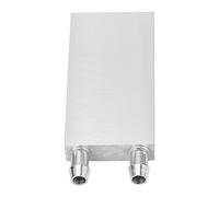 ZAICOLER Bloque de Refrigeración por Agua de CPU de Aluminio Disipador de Calor Eficiente para PC Portátil, Tasa de Fuga de Vía Fluvial Doble en Forma de U <5X10-6 Mbar.l/s para Agua de CPU de