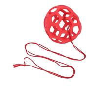 ZAICOLER Bola de Golosina para Caballos, Dispensador de Alimentación Lenta, Juguete Colgante de Estimulación Mental con Cuerda, Ideal para Caballos, Puestos y Prados