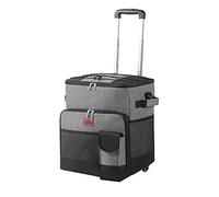 ZAICOLER Bolsa Térmica Portátil, Bolsa Aislante Multifuncional, de Gran Capacidad de 35 litros con Tela Oxford, Varilla de Tracción Retráctil y Duradera para Frío y Calor, Ideal para Acampar, Hacer