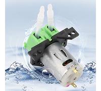 ZAICOLER Bomba Dosificadora sin Tornillo con Cabezal de Tubo Peristáltico para Análisis Químico de Laboratorio, Tamaño Blanco de 24V 2 * 4, Adecuada para Experimentos de Productos Químicos Finos (12V