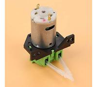 ZAICOLER Bomba Dosificadora sin Tornillo con Cabezal de Tubo Peristáltico para Análisis Químico de Laboratorio, Tamaño Blanco de 24V 2 * 4, Adecuada para Experimentos de Productos Químicos Finos (12V