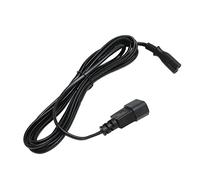 ZAICOLER Cable de Alimentación IEC320 C14 Macho a IEC320 C7 Hembra Estable 10A 250V 2500W para Altavoces, Monitores LCD Carcasa de PVC de 9,8 Pies