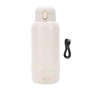 ZAICOLER Calentador de Leche Portátil 50w Calentamiento Rápido 500ml Calentador de Biberones Inalámbrico Recargable de Acero Inoxidable 316 con Función de Temperatura Constante