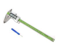 ZAICOLER Calipadora Digital, Unidades de Medición de Doble Medición Mm/Pulgada Herramienta de Medición de Calibradores Digitales de Acero Inoxidable con Destornillador Cruzado para Varios (200mm)