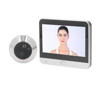 ZAICOLER Cámara de Ojo de Puerta 1080P para Inquilinos Apartamentos Propietarios Viviendas Videollamada Bidireccional Detección Movimiento PIR baterí 5000mAh Pantalla 4,3 Pulgadas