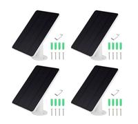 ZAICOLER Cargador de Panel Solar de Alta Prueba de Lluvia para Cámara de Seguridad Arlo Pro 6/6 XL Kit de Reemplazo de Panel Solar de 4 Unidades