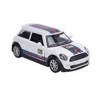 ZAICOLER Coche con Retroceso Realista de Aleación 1:32 Que Mejora Las Habilidades Prácticas para Niños Mayores de 3 Años, Materiales de Plástico y Aleación, para Interacción Familiar (White)