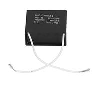 ZAICOLER Condactor de Arranque del Generador 8 μF, Acondicionador de Aire del Ventilador Condensador de Ejecución 450VAC, 50 60Hz, Película Metalizada, Prueba de Explosión, ABS, 40 85