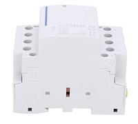 ZAICOLER Contactor de Voltaje Doméstico Delgado BCH8-63 4NO para Fácil Instalación en Cajas de Distribución (AC/DC 24V)