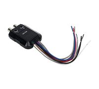 ZAICOLER Convertidor de Audio para Automóvil Rendimiento Salida Ajustable 6: 1 para Todos los Amplificadores de Audio Masivos, Material ABS Ajuste Universal para Automóviles