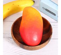 ZAICOLER Cuenco Redondo de Madera para Servir, Bandeja para Postre, Plato para Ensalada con Bordes Elevados, Ideal para Sopa, Fideos y Comedor de Cocina (12 * 3,5 cm)