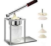 ZAICOLER Exprimidor Manual, Prensa de Cítricos de Mano de Acero Inoxidable para Limón, Naranja, Pomelo, Granada con de Silicona Antideslizante, Ideal para Hacer Mermelada, Triturar Nueces