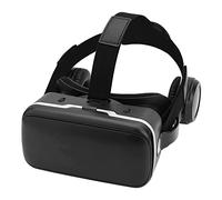 ZAICOLER Gafas 3D VR de Realidad Virtual con Auriculares para Teléfonos iOS, Gafas 3D Pro de Doble Lente para Ver Películas y Juegos, Adecuadas para Miopía Dentro de 600°