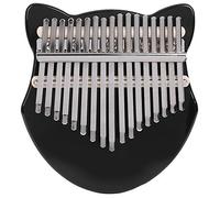 ZAICOLER Hermoso Kit de Piano de Pulgar Kalimba de 17 Teclas con Bolsa, Fácil de Transportar y Tocar, Perfecto para Principiantes, Instrumento Musical para Decoración del Hogar (BLACK)
