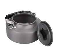 ZAICOLER Hervidor de Agua para Acampar de Aleación de Aluminio de 1,1 L, Bote de Agua Ligero para Rayar, Hervidor con Bolsa de Malla con Asa Plegable, Ideal para Senderismo, Camping, Picnic, Uso en