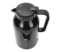 ZAICOLER Hervidor Eléctrico de 12 a 24 V, Hervidor de Viaje de Acero Inoxidable de 1300 Ml, Calentador Portátil de Calentamiento Rápido con Pantalla Digital, Ideal para Agua Caliente, café y té