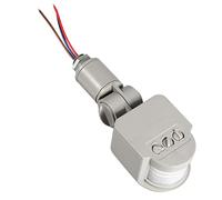 ZAICOLER Interruptor de Luz con Sensor de Movimiento, Detección Automática de Día y Noche, Retardo Ajustable de 5 Segundos a 6 Minutos, Detección de 180 Grados para Pasillo, Garaje, Escalera,