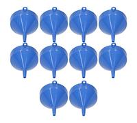 ZAICOLER Juego de 10 Embudos de Plástico Pequeños, Herramienta Dispensadora de Líquidos Versátil para Cocina y Exteriores, Ideal para Aceites, Jugos y Detergentes
