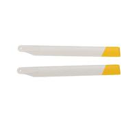 ZAICOLER Juego de Hélices de Helicóptero RC Diseño Aerodinámico Duradero y Liviano Vuelo Estable 2 Palas para Avión RC ERA C138 Bell-206 para Práctica de Desarrollo de Habilidades (Yellow)