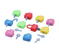 ZAICOLER Juego de Juguetes para Contar con Cerraduras de Aprendizaje del Alfabeto para Niños, Juego de Alfabeto Educativo Estimulante para Mejorar Las Habilidades Motoras Finas, para Niños a Partir