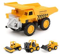 ZAICOLER Juego de Modelos de Coches de Juguete de Aleación de Alta Simulación para Niños, Colección de Coches de Policía de Ingenieros de Bomberos Militares para Niños, 4 Piezas de Mini Coche de