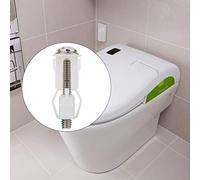 ZAICOLER Juego de Tornillo para el Asiento del Inodoro, Tornillos para el Inodoro Kit de Reemplazo de Bricolaje de Plástico Fijado Universal Plástico de Asiento Bisagra Fácil Instalación para Tope