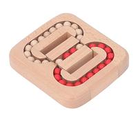 ZAICOLER Juguete Educativo Rompecabezas de Madera con Bola Plana para el Desarrollo de la Inteligencia Cerebral, Alivio del Estrés, Todas Las Edades, Tilo Ecológico