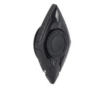 ZAICOLER Juguete Sensorial Giratorio Romboide de Metal con Punta de Dedo para Aliviar el Estrés, TDAH, Autismo, Juguete de Metal Portátil para la Coordinación Ojo-Mano 2 X 1,2 X 0,4 Pulgadas (Negro