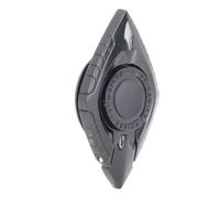 ZAICOLER Juguete Sensorial Giratorio Romboide de Metal con Punta de Dedo para Aliviar el Estrés, TDAH, Autismo, Juguete de Metal Portátil para la Coordinación Ojo-Mano 2 X 1,2 X 0,4 Pulgadas (Gris