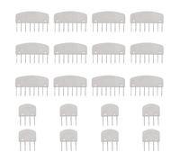 ZAICOLER Kit de 20 Alfileres de Bloqueo de Punto, Kit de Bloqueadores y Alfileres de Punto de 4 Pines y 8 Pines, Peines de Bloqueo de para Bloquear Tejido de Ganchillo, Costura, Encaje, Costura,