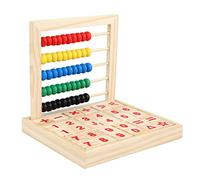 ZAICOLER La Matemáticas Educativa de Madera Bloquea el Entrenamiento Cerebral para el Material Seguro de los Niños 6,2 X 6,5 X 7 Pulgadas