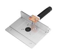 ZAICOLER LIBENTE DEL ROUNTER, LIBENTE DEL ROUNTER ALEACIÓN DE ALUMINUM ALUMINIO 180 ° ROTACIÓN Multifuncional con Aspirador DE Respaldo Tabla DE Enrutador Inserto Placa Levantos para Carpintería