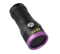 ZAICOLER Linterna de Luz Negra Ultravioleta de 365 Nm Detector de Mano LED a Prueba de Impactos para Manchas de Mascotas Curado de Resina para Actividades en Interiores y Exteriores Aleación de