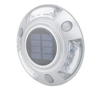 ZAICOLER Luz Solar para Muelle, Elegante, Resistente Al Agua, 12 LED, para Entrada, Camino, Jardín, Aleación de Aluminio, Juego de 1 (rojo)