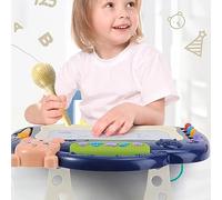 ZAICOLER Maracas de Madera con Sonido Nítido, Juguete Educativo para Niños, Instrumento de Percusión Manual sin Pintar para Programas de Música Escolares