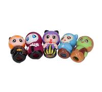 ZAICOLER Marionetas de Dedo con Temática Navideña, Cuentos de Hadas Interactivos para Halloween, Navidad, 5 Piezas, Marionetas de Dedo de Personajes Portátiles para Niños
