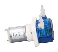 ZAICOLER Mini Bomba Peristáltica Eficiente Bomba Dosificadora Autocebante de Caudal de 180ml para Laboratorio, Material Plástico de Ingeniería (12V)