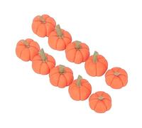 ZAICOLER Mini Calabazas de Simulación, Diseño Auténtico, Material de Arcilla, Decoración de Casa de Muñecas para Halloween, Acción de Gracias, Paquete de 10, Ideal para Exhibición de Casa de Muñecas