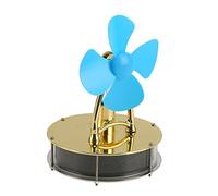 ZAICOLER Motor Stirling, Modelo de Ciencia Física con Base de Acero Inoxidable con Espejo y Aspas de Ventilador de Primera Calidad, Proyectos Científicos