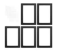 ZAICOLER Película Protectora contra Derrames de Resina Negra de 9,5 X 6,7 Pulgadas para Pantalla, Kit de Juntas LCD Duraderas para Accesorios de Impresora 3D (5PCS)