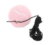 ZAICOLER Pelota de Entrenamiento de Tenis, Entrenador de Autopráctica para Principiantes, Herramienta Deportiva Profesional para Actividades Al Aire, Uso en Interiores y Patios Traseros (Pink)
