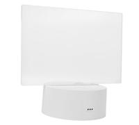 ZAICOLER Pizarra Acrílica de Borrado en Seco con Luz, Tablero de Mensajes LED para Notas, Tablero de Interruptor Táctil Recargable por USB con Control Remoto de 12 Colores, Ideal para Mesitas de